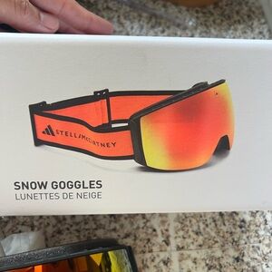 Adidas By Stella McCartney Snow Goggles  Orange & Black Strap SP0053 JK0187